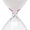 Discount KARE Design Klepsydra szklana transparentna i różowa Ø7x17 cm - KARE