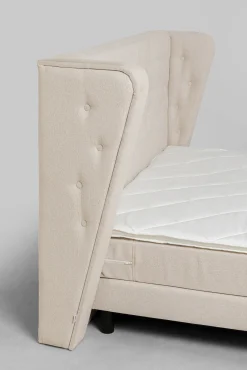 Clearance KARE Design Łóżko Benito Moon 160x200 cm kremowe - KARE