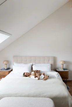 Hot KARE Design Łóżko Benito Star 160x200 cm kremowe - KARE