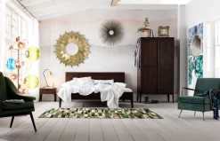 New KARE Design Łóżko Brooklyn 160x200 cm orzech włoski - KARE