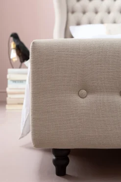 Fashion KARE Design Łóżko City Spirit 180x200 cm beżowe - KARE