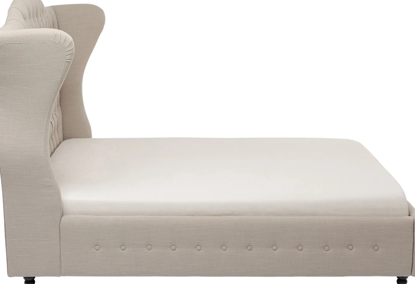 Fashion KARE Design Łóżko City Spirit 180x200 cm beżowe - KARE