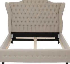 Fashion KARE Design Łóżko City Spirit 180x200 cm beżowe - KARE