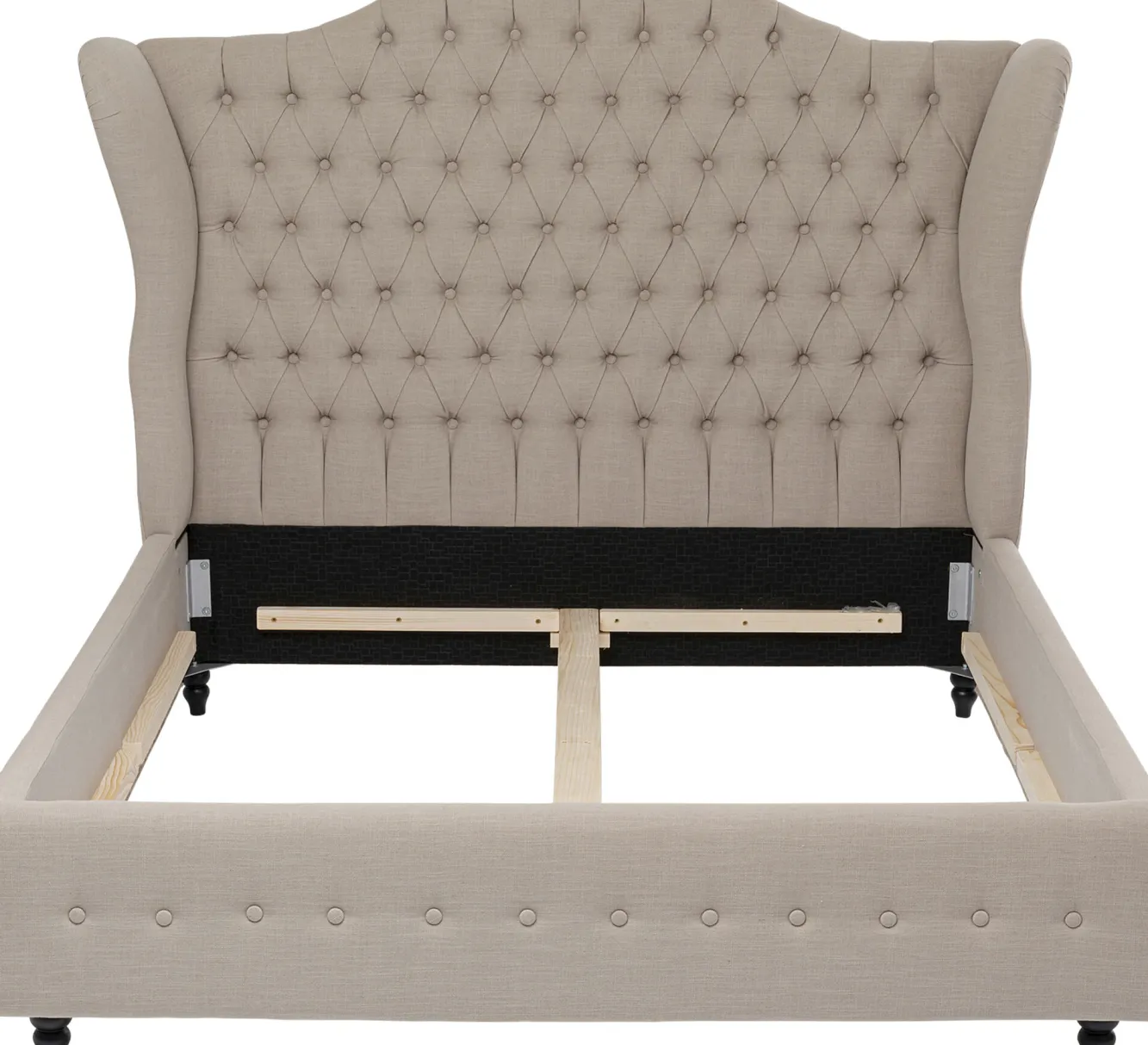 Fashion KARE Design Łóżko City Spirit 180x200 cm beżowe - KARE