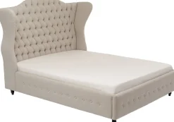 Outlet KARE Design Łóżko City Spirit 160x200 cm beżowe - KARE