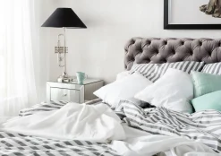 Sale KARE Design Łóżko Desire 180x200 cm szare - KARE