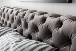 Sale KARE Design Łóżko Desire 180x200 cm szare - KARE