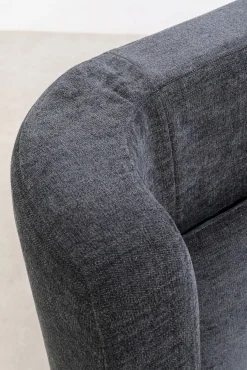 Fashion KARE Design Łóżko podwójne tapicerowane szare nogi czarne stalowe 160x200 cm - KARE