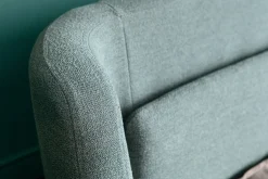 Online KARE Design Łóżko podwójne tapicerowane zielone nogi czarne stalowe 180x200 cm - KARE