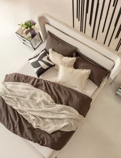 Fashion KARE Design Łóżko Tivoli 160x200 cm ecru - KARE