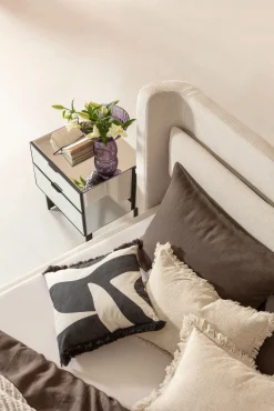 Fashion KARE Design Łóżko Tivoli 160x200 cm ecru - KARE