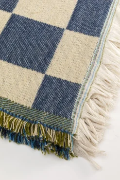 New KARE Design Koc Checker Blue Green 170x130cm - KARE