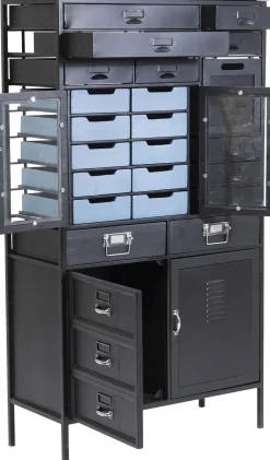 Sale KARE Design Komoda Art Factory 77x133 cm czarna - KARE