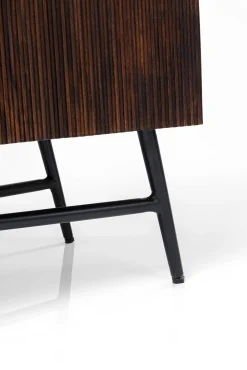 Clearance KARE Design Komoda Catalina 160x86 cm drewno mango ciemnobrązowe - blat marmur - KARE