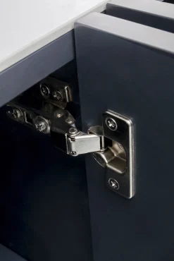 Clearance KARE Design Komoda Catania 180x61 cm ciemnoszara - blat szklany - KARE