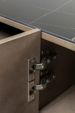 Fashion KARE Design Komoda Cesaro 160x75 cm naturalna - blat ceramika - KARE