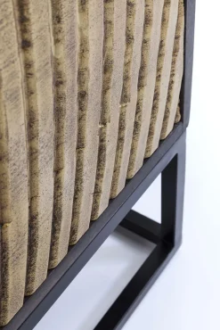 Outlet KARE Design Komoda Circulo 120x150 cm czarno-złota - KARE