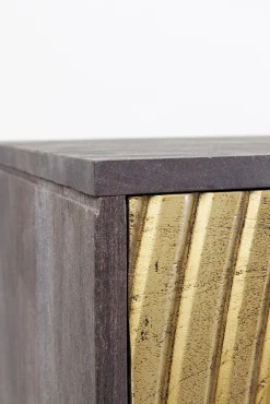 Outlet KARE Design Komoda Circulo 120x150 cm czarno-złota - KARE