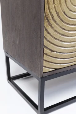 Outlet KARE Design Komoda Circulo 120x150 cm czarno-złota - KARE