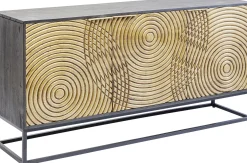 Online KARE Design Komoda Circulo 160x80 cm czarno-złota - KARE