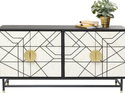 Discount KARE Design Komoda Credenza 150x80 cm czarna - KARE