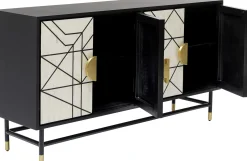 Discount KARE Design Komoda Credenza 150x80 cm czarna - KARE