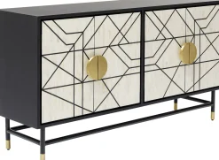 Discount KARE Design Komoda Credenza 150x80 cm czarna - KARE