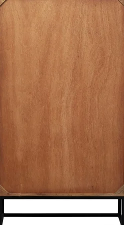 New KARE Design Komoda drewniana 2-drzwiowa boho podstawa czarna 76x140 cm - KARE