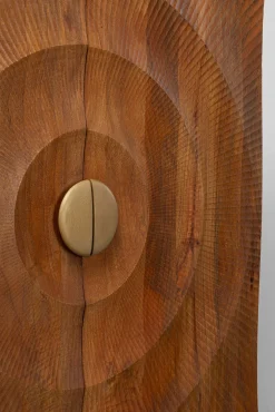 New KARE Design Komoda drewniana 2-drzwiowa boho podstawa czarna 76x140 cm - KARE