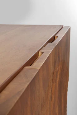 New KARE Design Komoda drewniana 2-drzwiowa boho podstawa czarna 76x140 cm - KARE