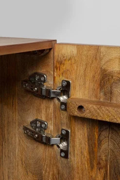 New KARE Design Komoda drewniana 2-drzwiowa boho podstawa czarna 76x140 cm - KARE