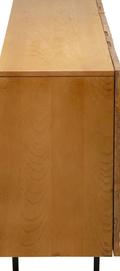 Best KARE Design Komoda 3-drzwiowa do salonu drewno mango ręczne wykonanie 160x75 cm - KARE