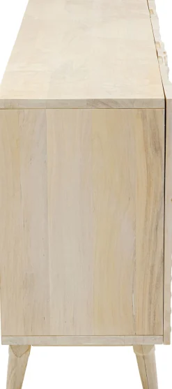 Outlet KARE Design Komoda 3-drzwiowa drewniana boho motyw roślinny 160x75 cm - KARE