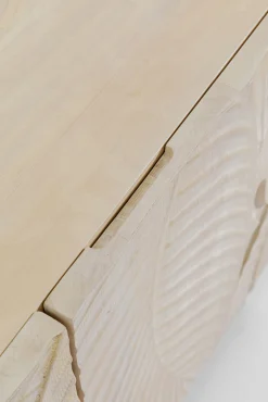 Outlet KARE Design Komoda 3-drzwiowa drewniana boho motyw roślinny 160x75 cm - KARE