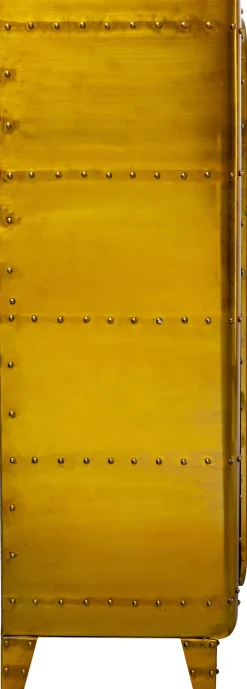 Sale KARE Design Komoda 1-drzwiowa loft złota stalowa 66x152 cm - KARE