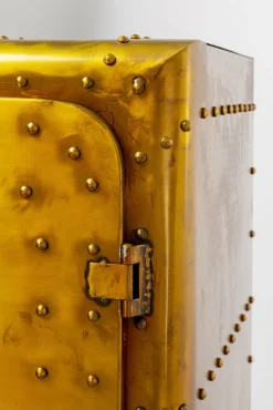 Sale KARE Design Komoda 1-drzwiowa loft złota stalowa 66x152 cm - KARE