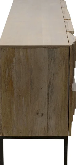 Best KARE Design Komoda 5-drzwiowa rustykalna z drewna mango 184x76 cm - KARE