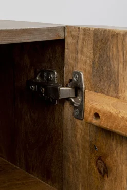 Best KARE Design Komoda 5-drzwiowa rustykalna z drewna mango 184x76 cm - KARE