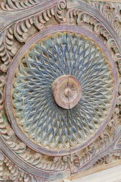 Online KARE Design Komoda 4-drzwiowa z drewna mango front kolorowy 180x95 cm - KARE