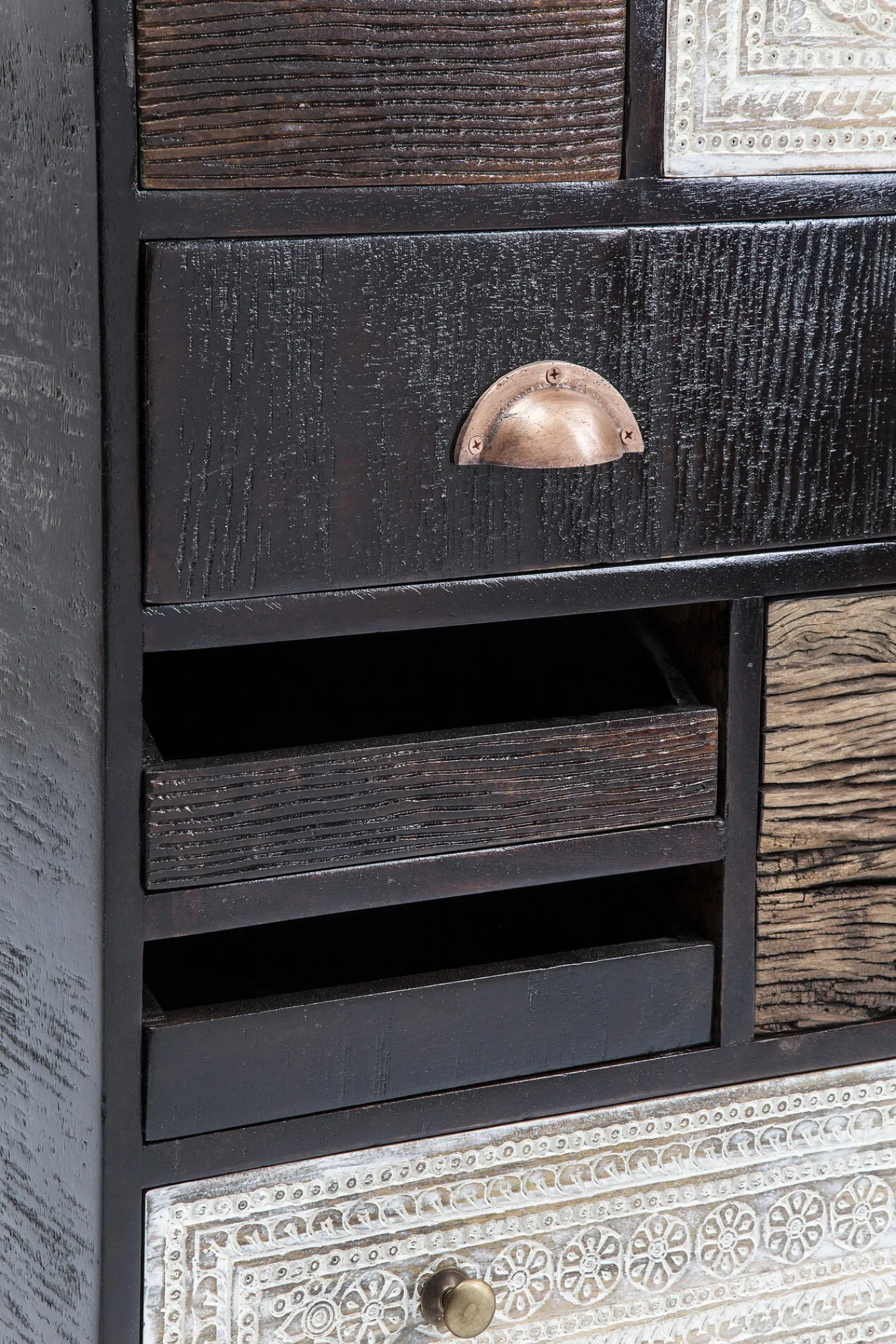 Hot KARE Design Komoda Finca 114x80 cm ciemnobrązowa mango - KARE