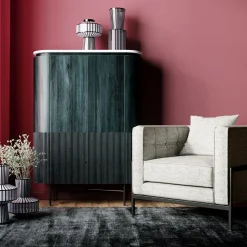 Outlet KARE Design Komoda Glenn 100x138 cm ciemnoszara - KARE