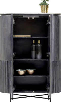 Outlet KARE Design Komoda Glenn 100x138 cm ciemnoszara - KARE