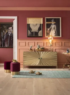 Best KARE Design Komoda Illumino 160x80 cm złota - KARE