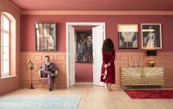 Best KARE Design Komoda Illumino 160x80 cm złota - KARE