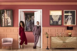 Best KARE Design Komoda Illumino 160x80 cm złota - KARE