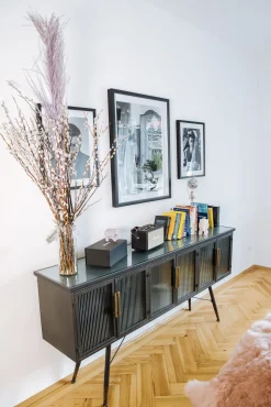 Best KARE Design Komoda La Gomera 180x85 cm grafitowa - KARE