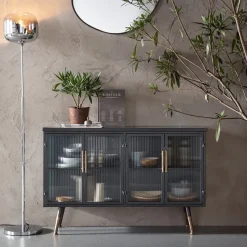 New KARE Design Komoda La Gomera 120x75 cm grafitowa - KARE