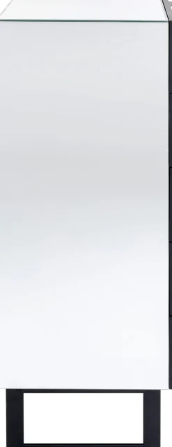 New KARE Design Komoda lustrzana z 5 szufladami nogi czarne 65x114 cm - KARE