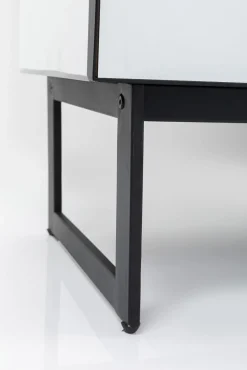 New KARE Design Komoda lustrzana z 5 szufladami nogi czarne 65x114 cm - KARE