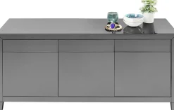 Clearance KARE Design Komoda Luxury Push 141x77 cm szara - KARE